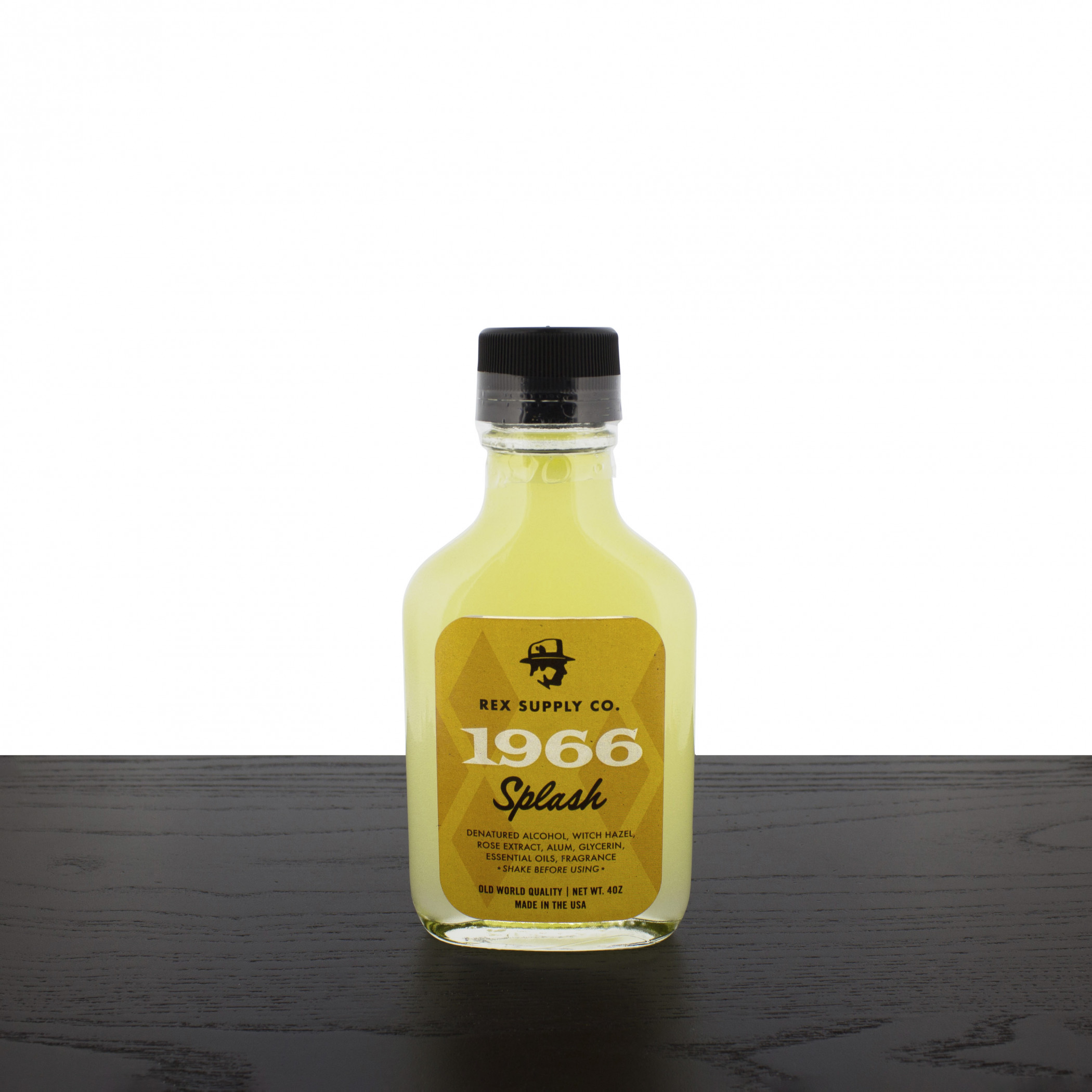 Rex Supply Co. Old World Aftershave Splash, 1966 - West Coast Shaving